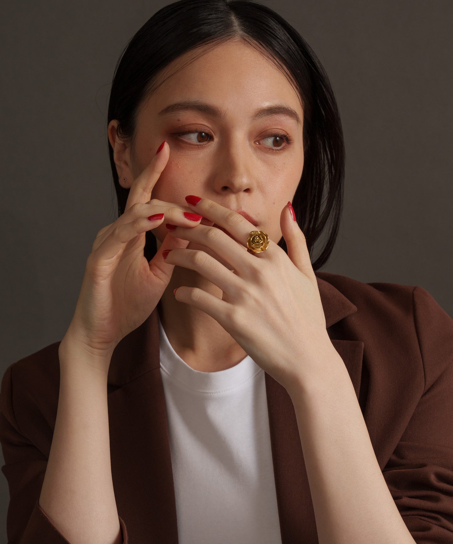 ローズモチーフリング【Gold】