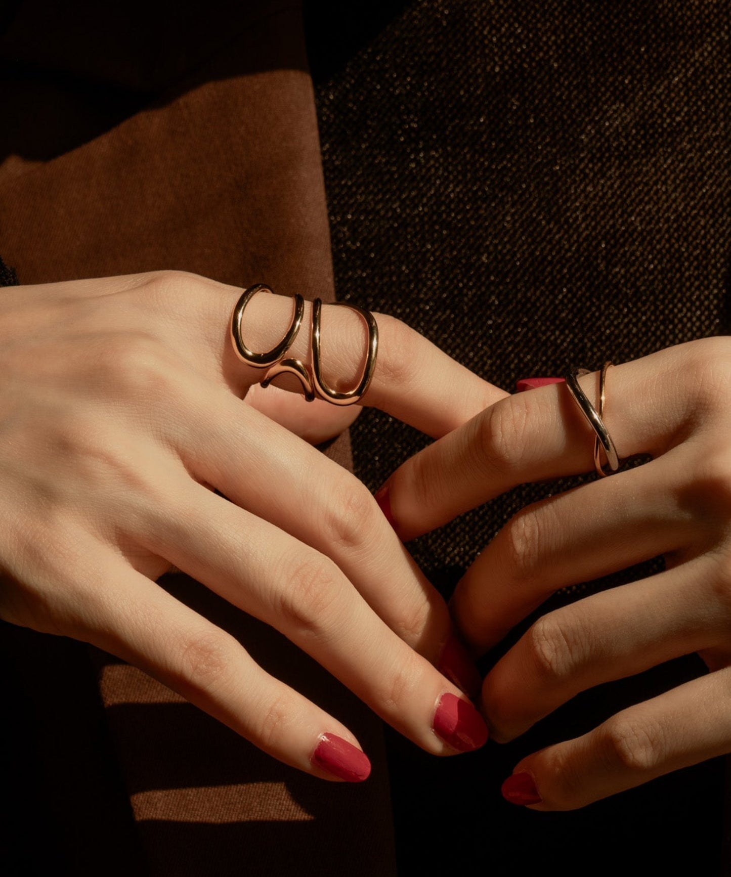 3カーブエンブレイシングリング【Gold】