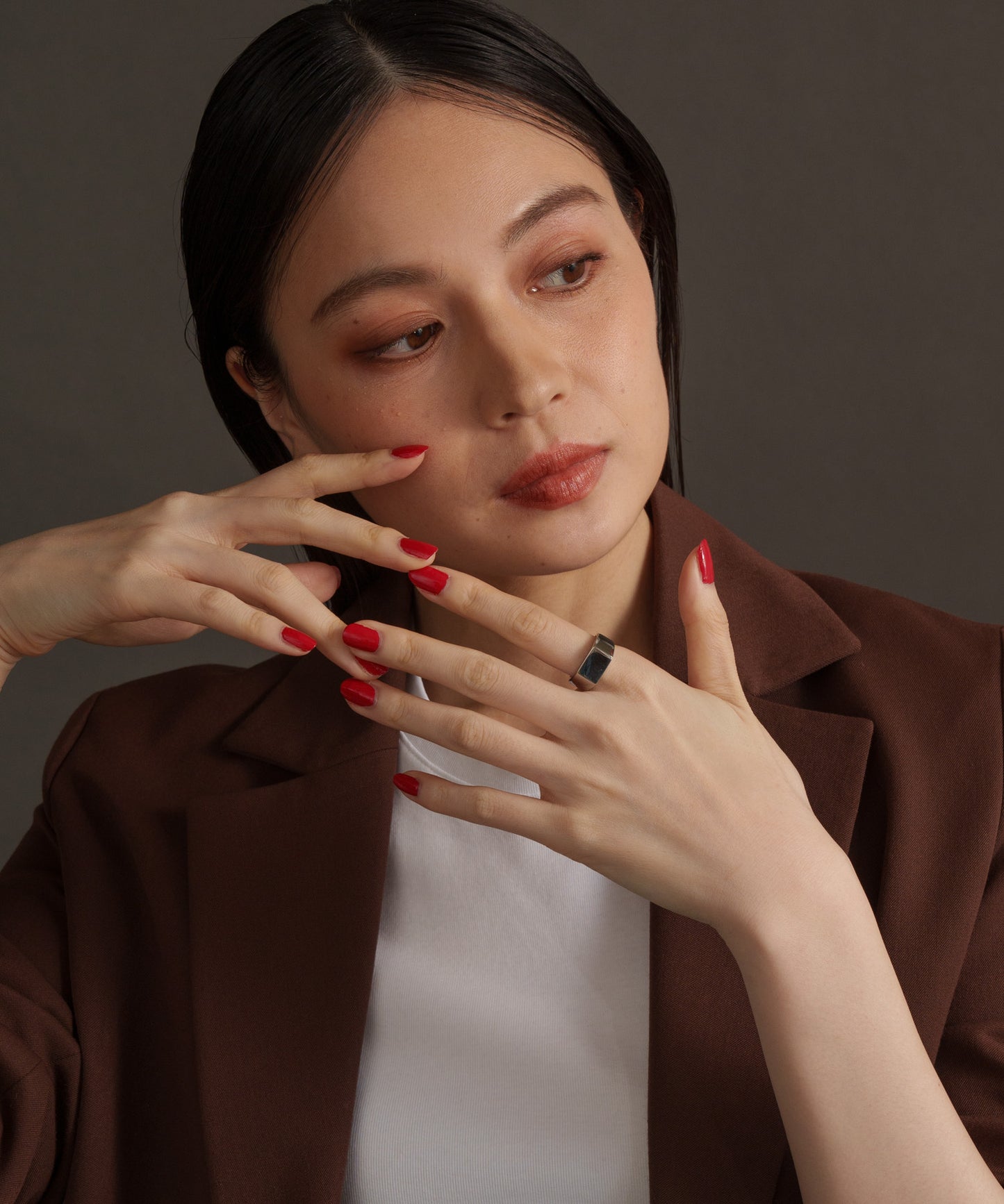 スクエアプレスリング【Silver】