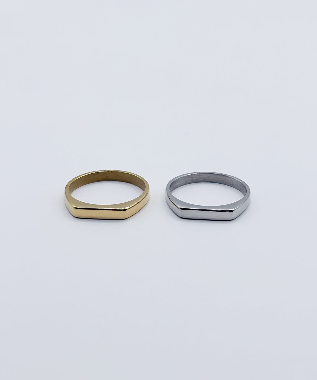 フラットトップスリムリング【Gold】
