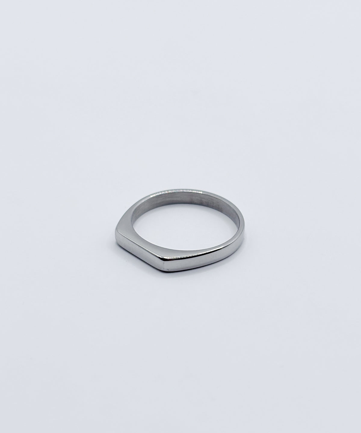 フラットトップスリムリング【Silver】