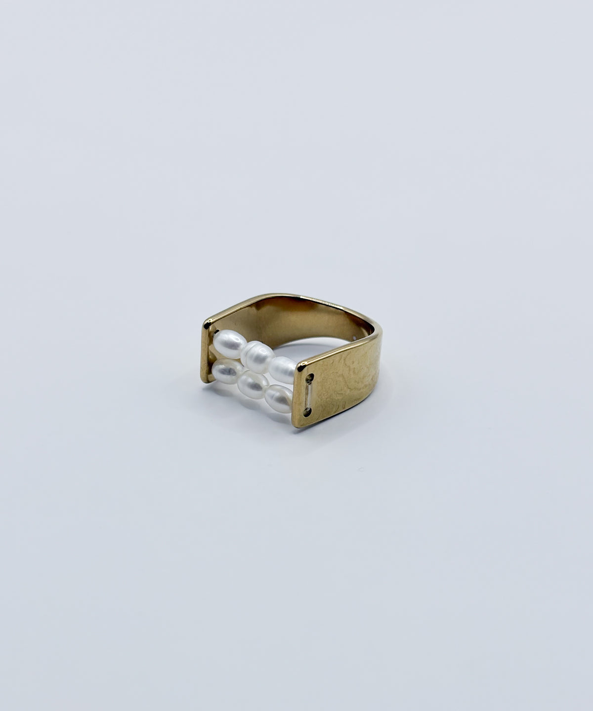 Uラインパールリング【Gold】