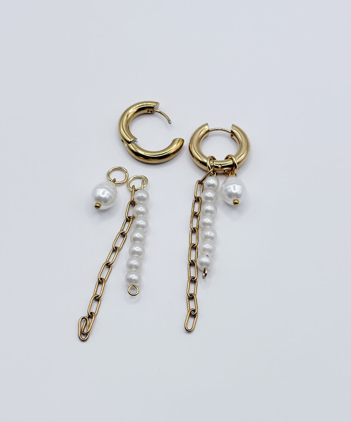 マルチウェイチャームピアス【Gold】