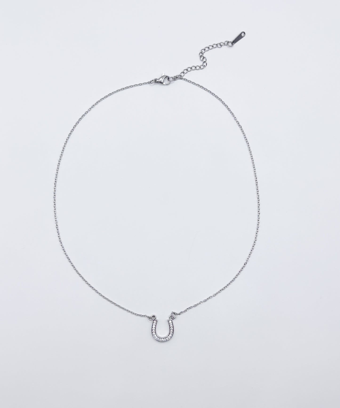 ホースシューストーンネックレス【Silver】