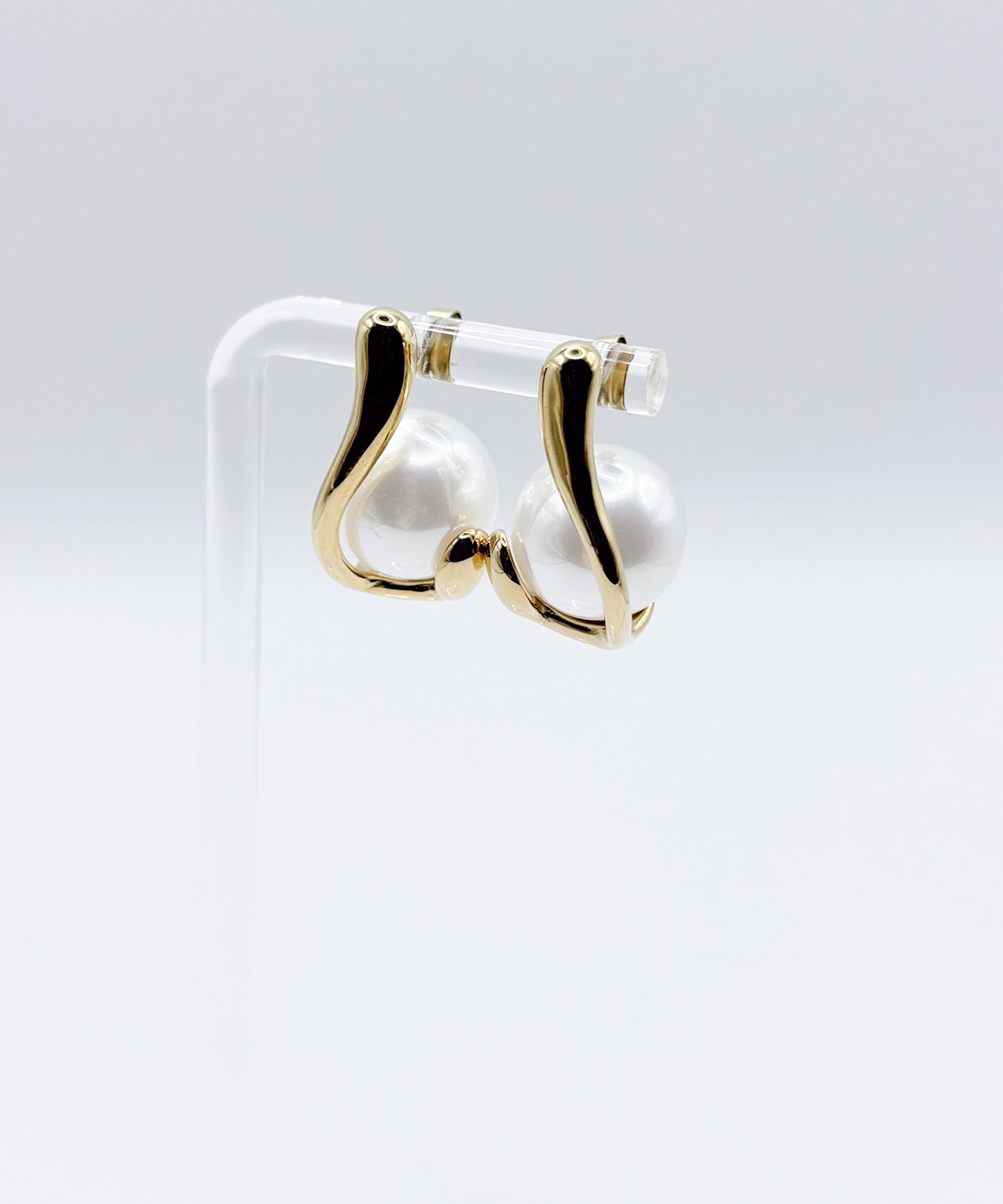 パールキャッチピアス【Gold】