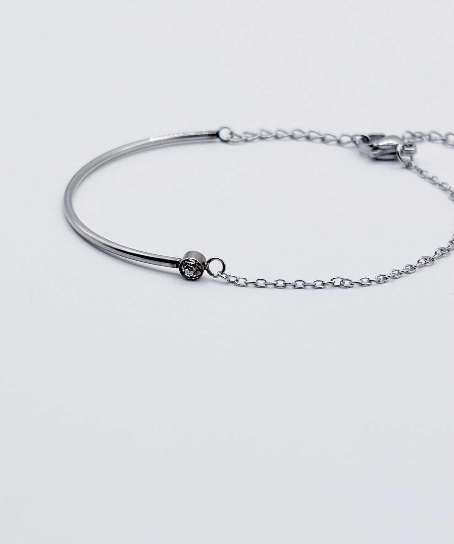 アシンメトリーブレスレット【Silver】