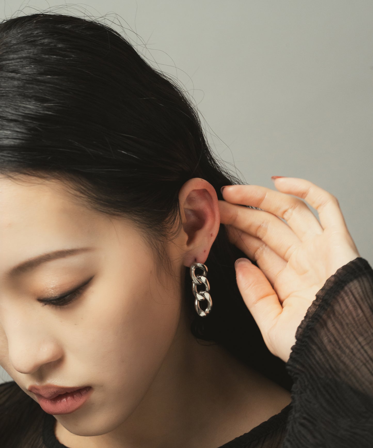 喜平3連ピアス【Silver】
