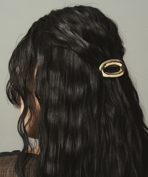 オーバルホールヘアクリップ【Gold】 | tok